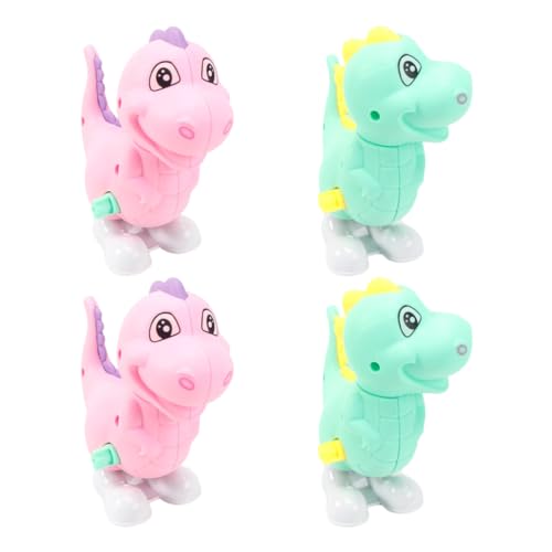 BESTonZON Dinosaurier Uhrwerk Cartoon Aufziehspielzeug Für Zufällige Farben Bewegliche Dino Figuren Ideales Für Jungen Und Mädchen BESTonZON Dinosaurier Uhrwerk Cartoon Aufziehspielzeug Für Zufällige Farben Bewegliche Dino Figuren Ideales Für Jungen Und Mädchen von BESTonZON