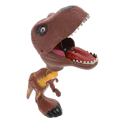BESTonZON Dinosaurier-handclip Dekoratives Dinosauriermodell Tierisches Handspielzeug Puppen Lernspielzeug Kinderpuppenspielzeug Dinosaurier-geschichten Erzählende Puppe Brown BESTonZON Dinosaurier-handclip Dekoratives Dinosauriermodell Tierisches Handspielzeug Puppen Lernspielzeug Kinderpuppenspielzeug Dinosaurier-geschichten Erzählende Puppe Brown von BESTonZON