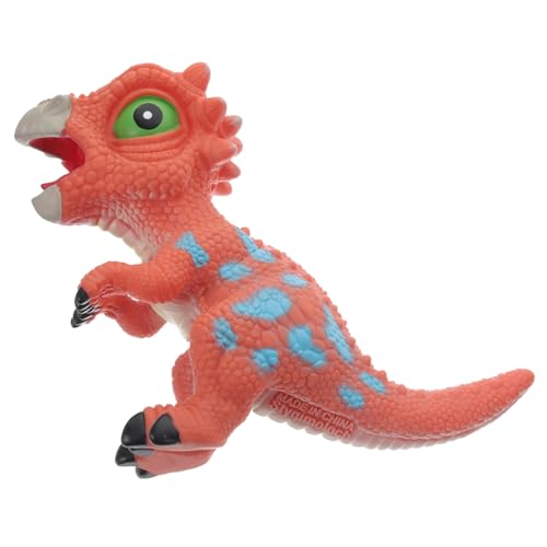 BESTonZON Interaktive Sound Quetschen Dinosaurier Vinyl Dino Spielzeug Pädagogisches Lernen Hilfe Desktop Ornament Dino Spielzeug Zufällig von BESTonZON