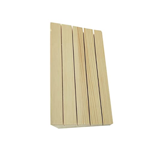 BESTonZON Display-Basis Basis Für Spielkarten Kartenspielhalter Spielbasis Tablett Deckhalter Spielkartenfach Domino-Halter Deckanzeige Spielunterstützung Hölzern von BESTonZON