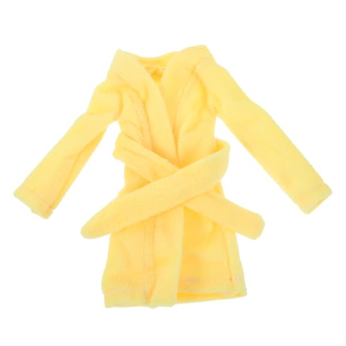 BESTonZON Doll Bathrobe Schlafanzug Weicher Babydoll Bademantel als Schlafanzug Zubehör Einfach An- und Ausziehbar für Realistische Puppen-nachtwäsche für Fantasiespiele und Rollenspiel BESTonZON Doll Bathrobe Schlafanzug Weicher Babydoll Bademantel als Schlafanzug Zubehör Einfach An- und Ausziehbar für Realistische Puppen-nachtwäsche für Fantasiespiele und Rollenspiel von BESTonZON
