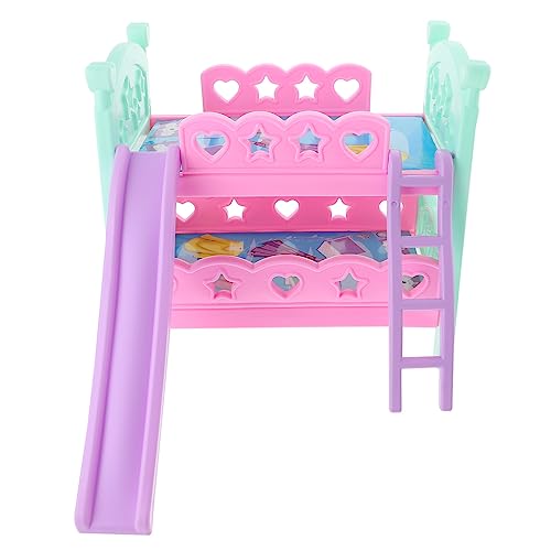 BESTonZON Doll Etagenbett Für Miniatur Puppenhaus öbel Zubehör Bunk Bed Prop Für Kreatives Und Rollenspiele Im Kinderzimmer BESTonZON Doll Etagenbett Für Miniatur Puppenhaus öbel Zubehör Bunk Bed Prop Für Kreatives Und Rollenspiele Im Kinderzimmer von BESTonZON