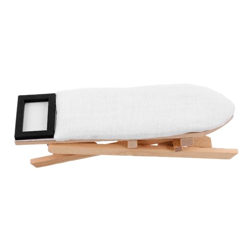 BESTonZON Puppenhaus Miniatur Eisen Tisch Miniatur Realistische Bügelbrett Modell Puppenhaus Atmosphäre BESTonZON Puppenhaus Miniatur Eisen Tisch Miniatur Realistische Bügelbrett Modell Puppenhaus Atmosphäre von BESTonZON