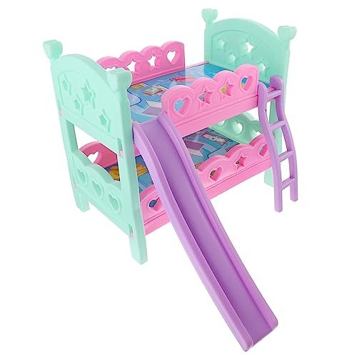 BESTonZON Doppelstöckiges Puppenbett Für Miniatur öbel Für Puppenhaus Zubehör Für Kreatives Perfekt Für Puppenfamilien Und Spielsets BESTonZON Doppelstöckiges Puppenbett Für Miniatur öbel Für Puppenhaus Zubehör Für Kreatives Perfekt Für Puppenfamilien Und Spielsets von BESTonZON