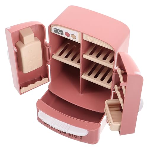 BESTonZON Doppeltür Kühlschrank Puppenhausmöbel Puppenhausmöbel Kleiner Kühlschrank Für Zimmerkühlschränke Puppenmöbel Mini Kühlschrank Küche Miniaturen Abs Schokolade BESTonZON Doppeltür Kühlschrank Puppenhausmöbel Puppenhausmöbel Kleiner Kühlschrank Für Zimmerkühlschränke Puppenmöbel Mini Kühlschrank Küche Miniaturen Abs Schokolade von BESTonZON