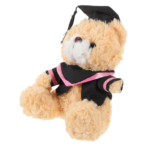 BESTonZON Dr Bär Puppe Tiere Das Tier Kleine Bärenpuppe Abschluss Plüschbär Plüsch Abschlussbär Puppe Gefüllter Abschlussbär Plüschbär Puppe Abschluss Pp Baumwolle von BESTonZON