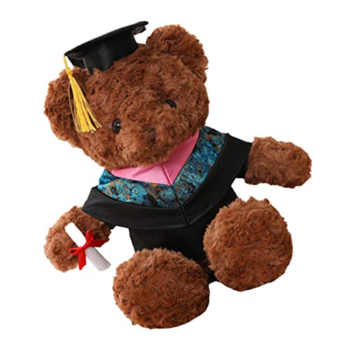 BESTonZON Dr. Bärenpuppe Abschlussgeschenke Für Sie 2023 Glückwunschgeschenke 2023 Abschluss Trägt Klasse Von 2023 Abschluss Bär Abschlussbär 2023 Glückwunschgeschenke Für Frauen Plüsch von BESTonZON