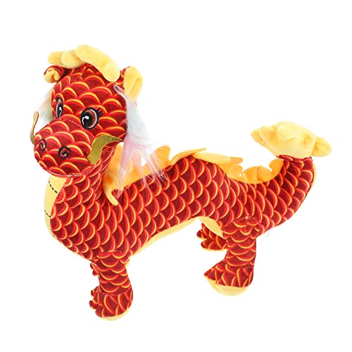 BESTonZON Drache Stofftier Drache gefüllter Plüsch Kuscheltier Drache Drachen Kuscheltier knuddelsaurus Spielzeuge Stofftiere Drachenpuppenspielzeug Ausgestopfter Drache für Kinder Glücklich von BESTonZON