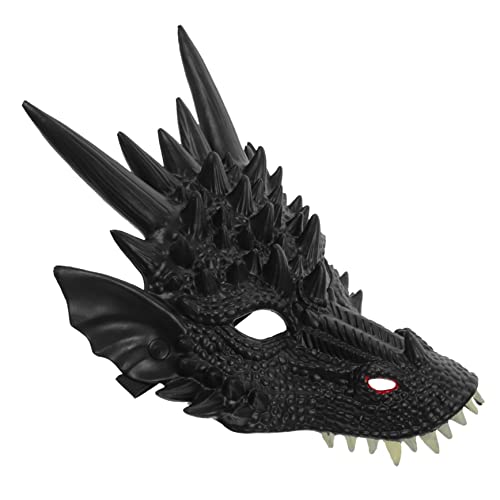 BESTonZON Drachenmaske Für Kinder Partymaske Kostümmasken Partymasken Für Erwachsene Maskerade Drachen Cosplay Maske Maskerade Maske Tiermasken Für Kinder Cosplay Maske Massen von BESTonZON