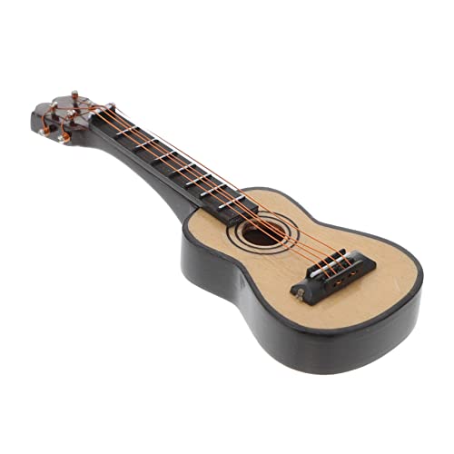 BESTonZON Puppenhausmodell Mini-gitarrenspielzeug Im Maßstab 112 Mini-gitarrenmodell Musikinstrumente Spielzeug Für Jungen Und Mädchen Einzigartiges Design von BESTonZON