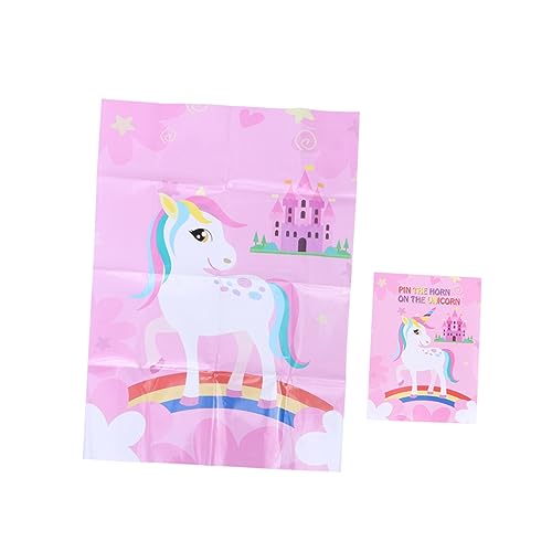 BESTonZON Einhorn Aufkleber Aufkleber Für Kinderaufkleber Spielaufkleber Spielposter Spielaufkleber Einhorn Spielaufkleber Fotoaufkleber Rosa von BESTonZON