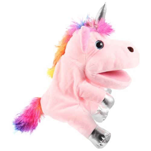 BESTonZON Einhorn Handpuppe für Interaktive DIY Puppen für Geschichtenerzählen Realistische Plüschspielzeuge aus Kreatives für Jungen und Mädchen BESTonZON Einhorn Handpuppe für Interaktive DIY Puppen für Geschichtenerzählen Realistische Plüschspielzeuge aus Kreatives für Jungen und Mädchen von BESTonZON