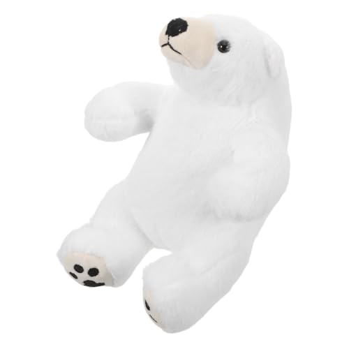 BESTonZON Eisbär Stoffpuppe Eisbär Figuren Arktisches Plüschkissen Kuscheltier Puppe Plüschtiere Arktische Tiere Statue Bär Plüschtier Weiß BESTonZON Eisbär Stoffpuppe Eisbär Figuren Arktisches Plüschkissen Kuscheltier Puppe Plüschtiere Arktische Tiere Statue Bär Plüschtier Weiß von BESTonZON