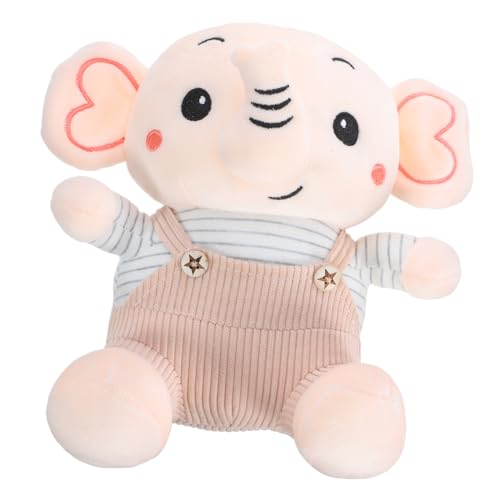 BESTonZON Elefantenpuppe Elephant plüschelefant spielzeuge Kuscheltier Süße Puppe Stofftiere Plüschspielzeug ausgestopftes Tierspielzeug süßer Plüsch Kurzplüsch Rosa von BESTonZON
