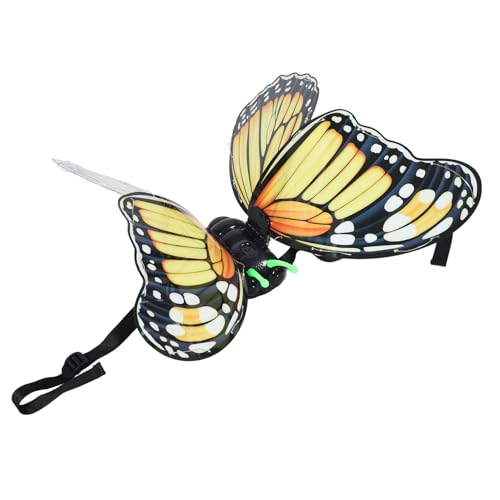 BESTonZON Elektrische LED Schmetterlingsflügel mit Dynamischer Bewegung Leuchtende für Vielseitiges Party Accessoire für Frühling Halloween Cosplay und Geburtstagskostüme von BESTonZON