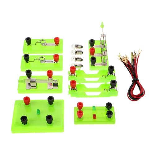 BESTonZON Elektrisches Experimentierset Physik Stromkreis Lernset Experimente Wissenschafts Kits Schaltkreise Elektro Kit Schaltkreis Kits Für Studenten Schaltkreis Mini von BESTonZON