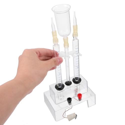 BESTonZON Elektrolyse-Set, Didaktische Ausrüstung für chemische Experimente, Wasserionisierungsdemonstrator, Wasserstofftestgerät und Zersetzung, ideal für Studenten BESTonZON Elektrolyse-Set, Didaktische Ausrüstung für chemische Experimente, Wasserionisierungsdemonstrator, Wasserstofftestgerät und Zersetzung, ideal für Studenten von BESTonZON