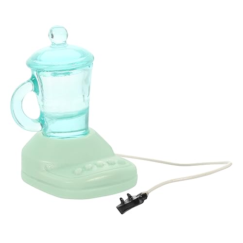 BESTonZON Entsafter Maschinen Harz Simulation Entsafter Mini Entsafter Rollen Pretend Küche Liefert Himmel Blau von BESTonZON