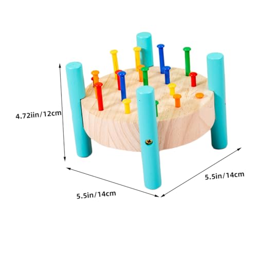 BESTonZON Entwicklungsförderndes Hammerspiel Holz Metall Pounding Toy für Hand Auge Koordination Spielerisch Stärken Montessori Lernspielzeug Ab Monate mit Glatter Sicherer Oberfläche und BESTonZON Entwicklungsförderndes Hammerspiel Holz Metall Pounding Toy für Hand Auge Koordination Spielerisch Stärken Montessori Lernspielzeug Ab Monate mit Glatter Sicherer Oberfläche und von BESTonZON