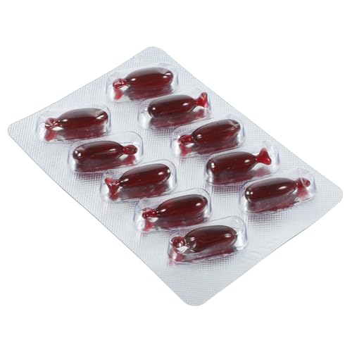 BESTonZON Essbare Blutkapseln für Halloween Party Requisiten Kreative Prank Toys Künstliches Kunstblut Zerbeißen Realistische Bühnenblutplasma Kapseln für Theater und Kostüme BESTonZON Essbare Blutkapseln für Halloween Party Requisiten Kreative Prank Toys Künstliches Kunstblut Zerbeißen Realistische Bühnenblutplasma Kapseln für Theater und Kostüme von BESTonZON