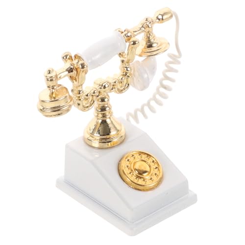 BESTonZON Sammler-Miniatur-Telefon Vintage-Spielzeug Im Maßstab 1/12 Für Puppenhaus & Wohndekor BESTonZON Sammler-Miniatur-Telefon Vintage-Spielzeug Im Maßstab 1/12 Für Puppenhaus & Wohndekor von BESTonZON