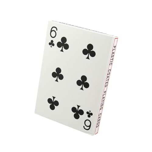 BESTonZON Extra Große Spielkarten Fach Vergrößert Robustes Kartenspiel Familie Büro und Bar Tragbares Poker und Brettspiel für Gesellige Runden BESTonZON Extra Große Spielkarten Fach Vergrößert Robustes Kartenspiel Familie Büro und Bar Tragbares Poker und Brettspiel für Gesellige Runden von BESTonZON