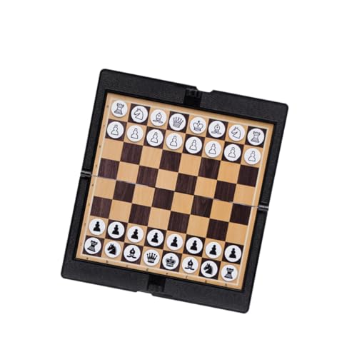 BESTonZON Faltbares Schach und Dame Spiel Magnetisch Leicht Tragbar Faltbares Schachbrett mit Magnetischen Figuren Langlebig und Kompakt Geeignet für Erwachsene für Reisen und Zuhause BESTonZON Faltbares Schach und Dame Spiel Magnetisch Leicht Tragbar Faltbares Schachbrett mit Magnetischen Figuren Langlebig und Kompakt Geeignet für Erwachsene für Reisen und Zuhause von BESTonZON