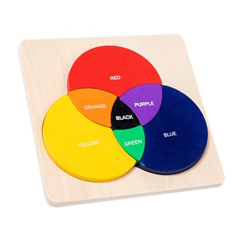 BESTonZON Farbbewusstseinspuzzle Kinderpuzzle Kleinkindpuzzle Kinderspielzeug Kinderpuzzle Bausteine ​​Für Kleinkinder Puzzles Für Kleinkinder Zuordnungsspielzeug Lernpuzzle Puzzlespielzeug von BESTonZON
