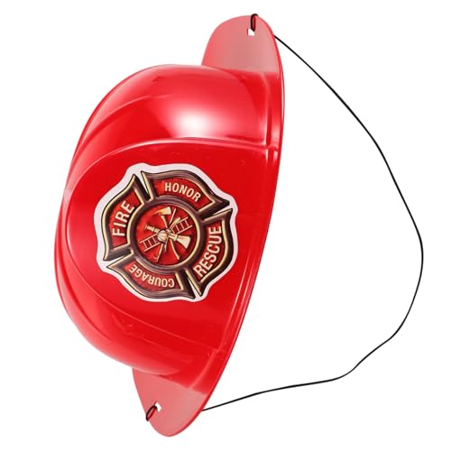 BESTonZON Sicherheits-feuerwehrmann-hut Feuerwehrmann-outfits für Jungen Rollenspiel-kunststoff-harthelm für Kleinkinder Kinder-feuerwehrmann-zubehör Feuerwehrmann-kostümhut BESTonZON Sicherheits-feuerwehrmann-hut Feuerwehrmann-outfits für Jungen Rollenspiel-kunststoff-harthelm für Kleinkinder Kinder-feuerwehrmann-zubehör Feuerwehrmann-kostümhut von BESTonZON