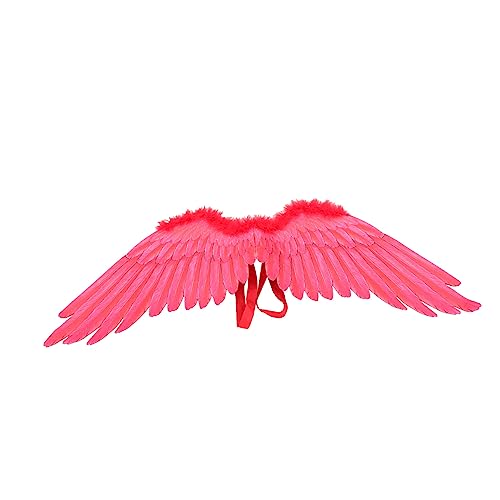 BESTonZON Flügel Halloweenkostüm Engel-Halloween-kostüm Amor-Engel-kostüm Halloween-Mann x Halloween-Accessoires Frauen Kinderkostüme Engelskostüm Damen Rot Vlies BESTonZON Flügel Halloweenkostüm Engel-Halloween-kostüm Amor-Engel-kostüm Halloween-Mann x Halloween-Accessoires Frauen Kinderkostüme Engelskostüm Damen Rot Vlies von BESTonZON