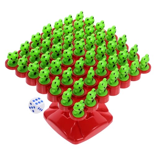 BESTonZON Frosch Balance Baum Spieler Gleichgewichtsspiel Desktop Spiel für Familie Froschfiguren und Würfel Lernspielzeug für Konzentration und Geschicklichkeit BESTonZON Frosch Balance Baum Spieler Gleichgewichtsspiel Desktop Spiel für Familie Froschfiguren und Würfel Lernspielzeug für Konzentration und Geschicklichkeit von BESTonZON