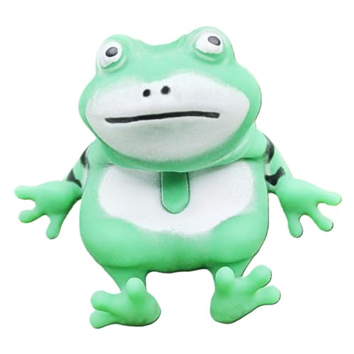 BESTonZON Frosch langsamer Rückprall Kinderspielzeug Animals Toys for grün Geschenke Spielzeuge Dehnbares Spielzeug Kompaktes Quetschspielzeug Karikatur Prise Musik Stressball Mehl von BESTonZON