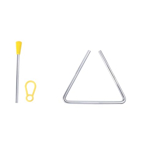 BESTonZON Frühes Pädagogisches Triangel Musikinstrument Percussion für Kindergarten von Hand Auge Koordination und Musikalischem Interesse Jungen Mädchen von BESTonZON