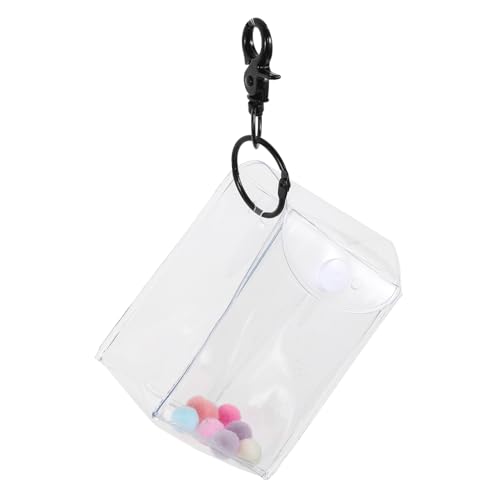 BESTonZON Handtaschen-aufbewahrungskoffer Schlüsselanhänger Mini-Tasche Für Puppen PVC-Beutel Figuren-displaybox Für Sammlerstücke Tragbar Und Als Displaykoffer BESTonZON Handtaschen-aufbewahrungskoffer Schlüsselanhänger Mini-Tasche Für Puppen PVC-Beutel Figuren-displaybox Für Sammlerstücke Tragbar Und Als Displaykoffer von BESTonZON