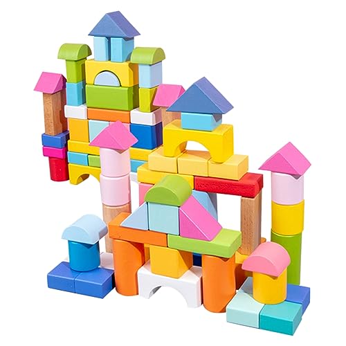 BESTonZON Geometrische Holzbausteine Für Pädagogisches Stapelspielzeug Zur Von Kreativität Und Motorik Umweltfreundliche Bauklötze Für Spielerisches Lernen BESTonZON Geometrische Holzbausteine Für Pädagogisches Stapelspielzeug Zur Von Kreativität Und Motorik Umweltfreundliche Bauklötze Für Spielerisches Lernen von BESTonZON