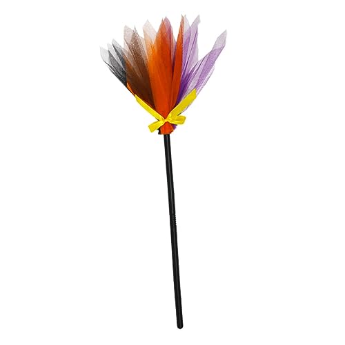 BESTonZON Gesicht Halloween Besen Besen Zubehör Kunststoff Mesh BESTonZON Gesicht Halloween Besen Besen Zubehör Kunststoff Mesh von BESTonZON