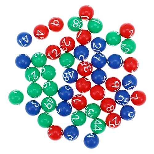 BESTonZON Bingo-Spiel Aus Kunststoff 49-teilig Tombola-spielzahlen Für Jungen Und Mädchen Erwachsene Bingo-Spiel Für Party-tombola-Spiele von BESTonZON