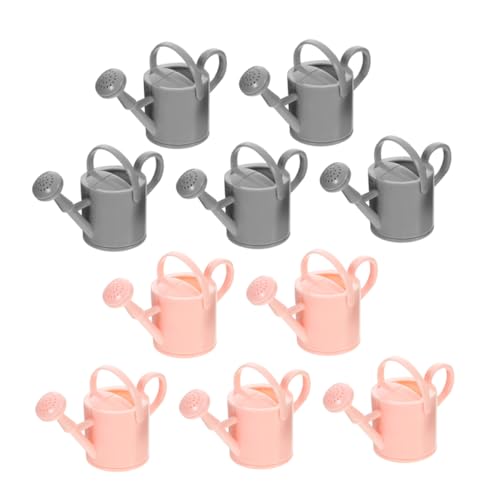 BESTonZON Wasserkocher Gießkanne Gießkanne Für Pflanzenpflege Dekoration Und Gartenarbeit Kleine Handheld Gießkanne Tiefgrau Und Pfirsichrosa Je Kleiner Tragbarer Wasserkocher von BESTonZON
