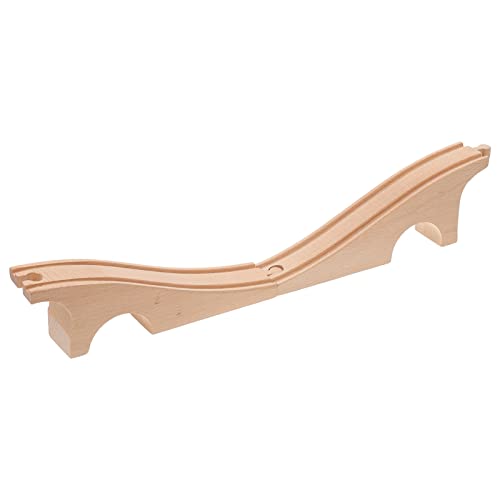 BESTonZON Gleisbausteine Kinderanzug Eisenbahnspielzeug Spielzeugeisenbahnen Spielzeugbrücke holzeisenbahn für holzzug holzspielzeug Kinderspielzeug Zug-Szene-Track Beige BESTonZON Gleisbausteine Kinderanzug Eisenbahnspielzeug Spielzeugeisenbahnen Spielzeugbrücke holzeisenbahn für holzzug holzspielzeug Kinderspielzeug Zug-Szene-Track Beige von BESTonZON