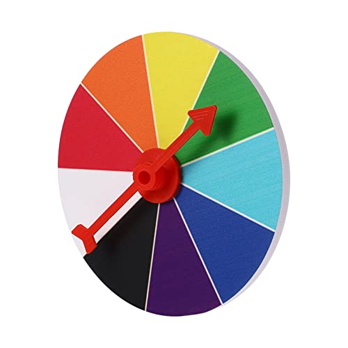 BESTonZON Spielzeug Glücksradspiel DIY Farbe Rad Lotteriespiele zum Drehen Tischspiel Partyspiel Familienspiel Glücksspiele Wortspiele Preisrad für Familien Party Spielzeug von BESTonZON