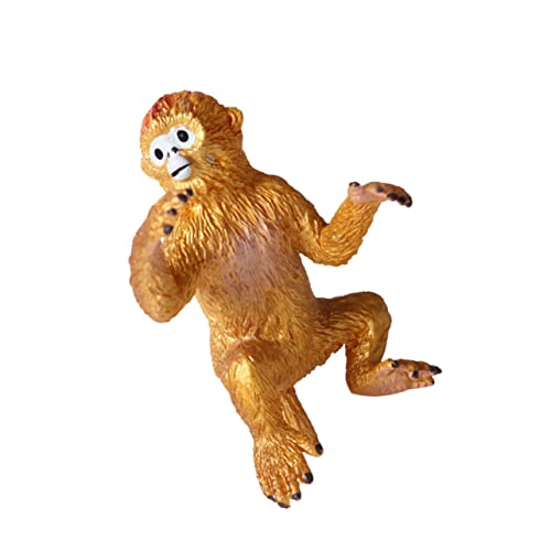 BESTonZON Goldenes Affenmodell weltbild für kinderspielzeuge spielzeuge pädagogisches Affenmodell für Affenmodelle Umweltschutz-PVC-Material BESTonZON Goldenes Affenmodell weltbild für kinderspielzeuge spielzeuge pädagogisches Affenmodell für Affenmodelle Umweltschutz-PVC-Material von BESTonZON