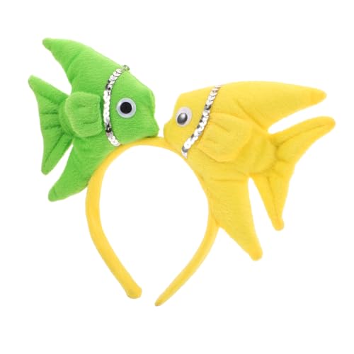 BESTonZON Goldfisch Haarreif Festlicher Kopfputz Meeres Tier Motiv Für Motto Party Halloween Fasching Kreatives Kostüm Accessoire BESTonZON Goldfisch Haarreif Festlicher Kopfputz Meeres Tier Motiv Für Motto Party Halloween Fasching Kreatives Kostüm Accessoire von BESTonZON