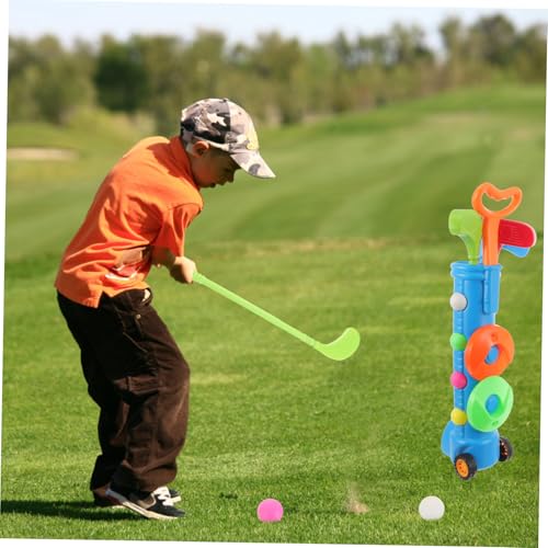 BESTonZON Golfspielzeug Set Leichtes Outdoor für Jungen und Mädchen Fördert Motorik und Konzentration mit Realistischen Kunststoff Golfschlägern für Garten und Kindergarten BESTonZON Golfspielzeug Set Leichtes Outdoor für Jungen und Mädchen Fördert Motorik und Konzentration mit Realistischen Kunststoff Golfschlägern für Garten und Kindergarten von BESTonZON
