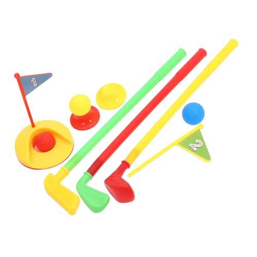 BESTonZON Golfspielzeug Teiliges Set Realistisch Gestaltete Golfschläger und Bälle Fördert Motorische Fähigkeiten und Geduld Outdoor Sportspielzeug für Jungen und Mädchen Pädagogisches von BESTonZON