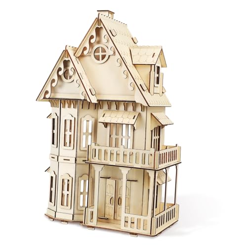 BESTonZON Gotisches Villa-Puzzle Rätsel Bausatz DIY Gefälschtes Minihaus Halloween Heimdekoration Puzzles Für Erwachsene Rätsel Für Erwachsene Schloss-Puzzle Häuser Hölzern BESTonZON Gotisches Villa-Puzzle Rätsel Bausatz DIY Gefälschtes Minihaus Halloween Heimdekoration Puzzles Für Erwachsene Rätsel Für Erwachsene Schloss-Puzzle Häuser Hölzern von BESTonZON