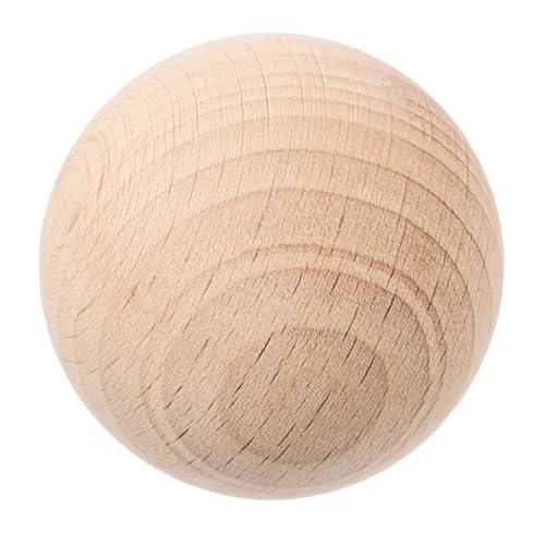 BESTonZON Große Kugel für Familienspiele Holz Croquet Ball für Gartenunterhaltung und Rasen Sportarten Ergonomisches Design für Altersgruppen von BESTonZON