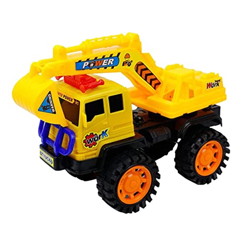 BESTonZON Niedliches Bauauto-Spielzeug 1-teiliges Bagger- Und Traktor-spielzeugset Große Baufahrzeuge Aus Kunststoff Für Kinder Frühpädagogisches Spielset von BESTonZON