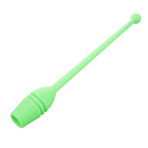 BESTonZON Gymnastikstab Grün Plastik Robust Leicht Farbintensiv Für Tanz Sport Erwachsene Gymnastikstäbe Künstlerisches Turngerät Für Energiegeladenes Tanzen Und Bewegungsübungen von BESTonZON