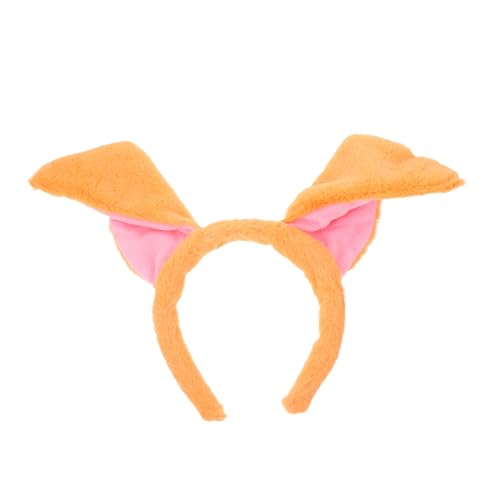 BESTonZON Haarreif mit Weichen Spitzen Hundohren Bequemes Halloween Kostüm Zubehör für Mädchen Kuscheliges Stirnband für Karneval Party Cosplay und Fotoshootings von BESTonZON