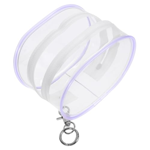 BESTonZON Hängende Puppen Trage Tasche Transparente PVC Aufbewahrung für Outdoor mit Schlüsselanhänger Leicht Wasserabweisend für Puppen und Tragbar und Praktisch für Unterwegs von BESTonZON